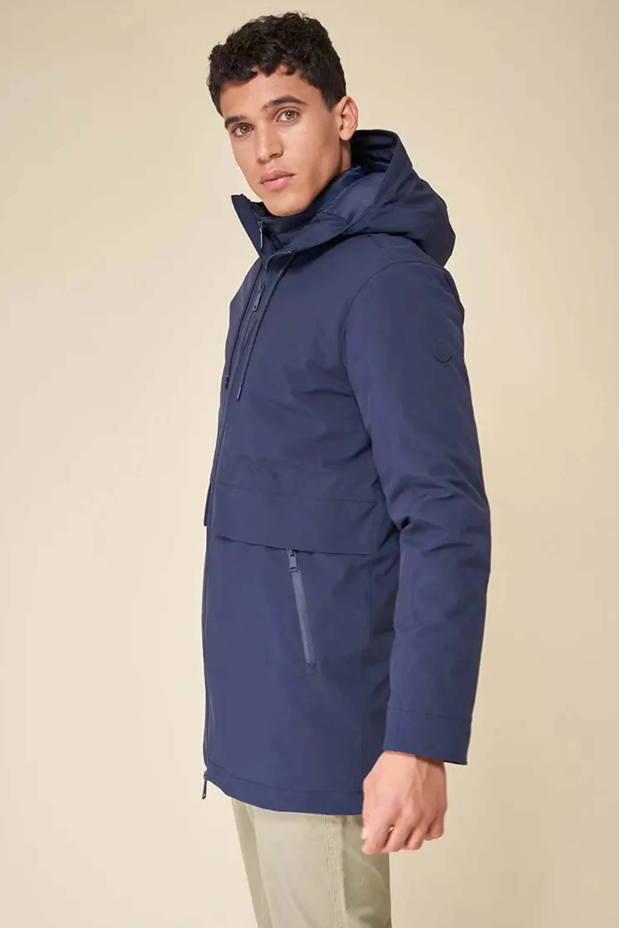 Fashion Flako Navy Hombre Abrigos